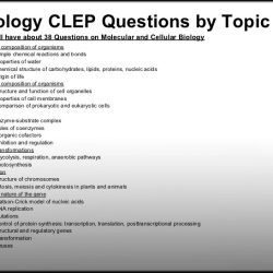 Natural sciences clep practice test