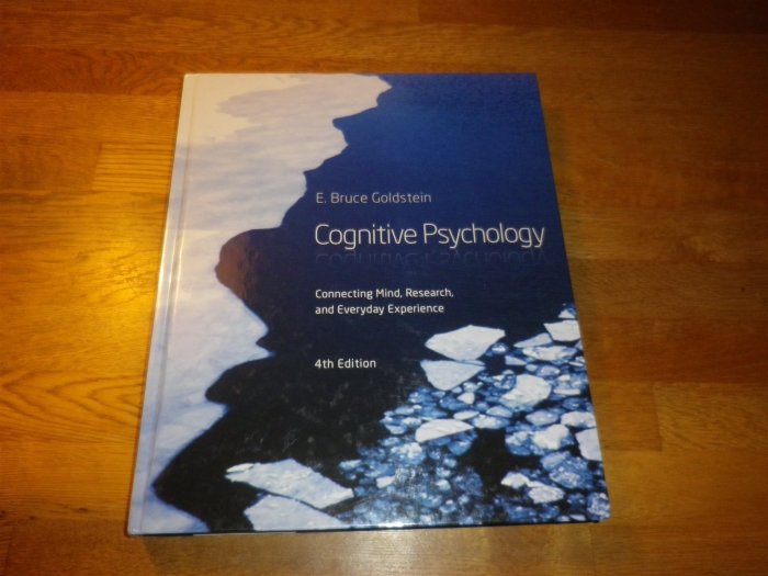 Cognitive psychology goldstein 5th edition