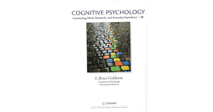 Cognitive psychology goldstein 5th edition