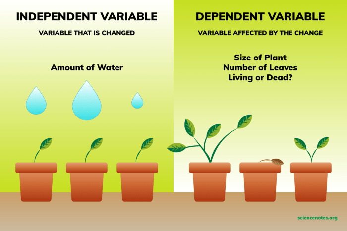 Independent and dependent variables scenarios manipulated responding answer key