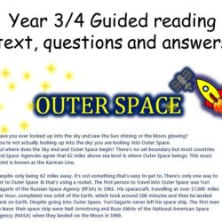 Extended reading comprehension funding space exploration