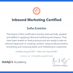 Hubspot inbound marketing certification answers